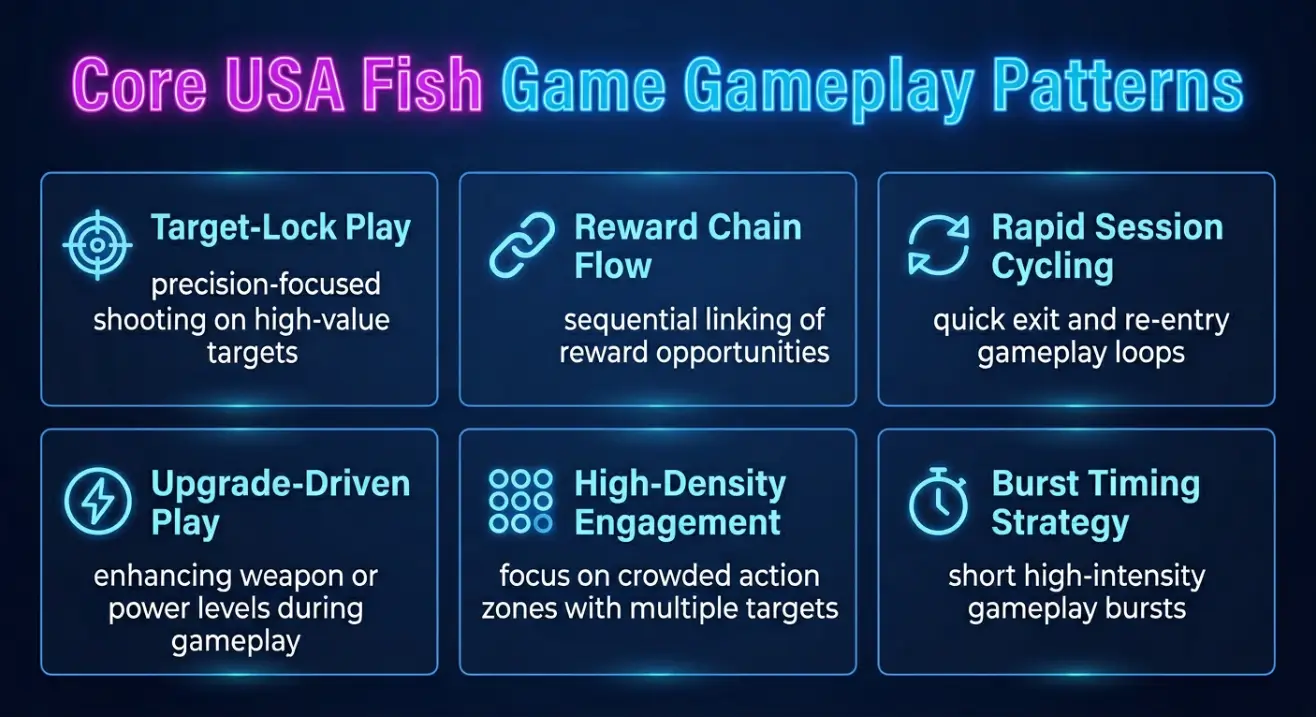 Core USA Fish Gameplay pattern