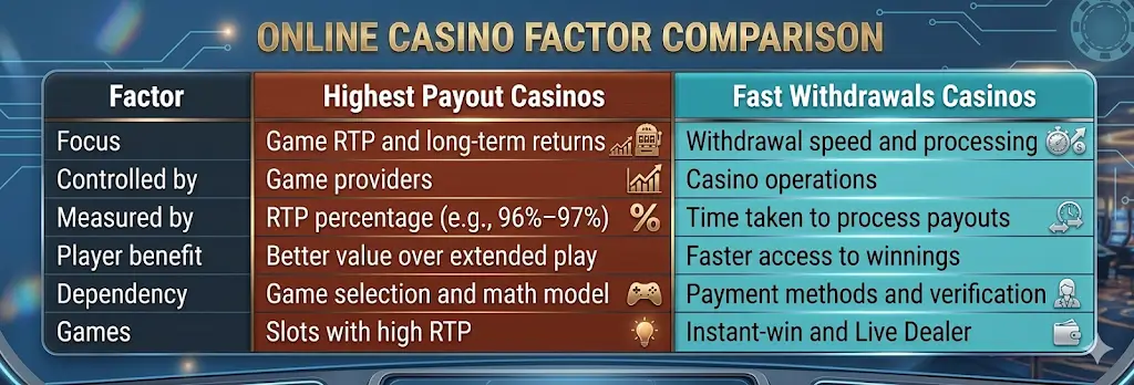 Withdrawals Casino