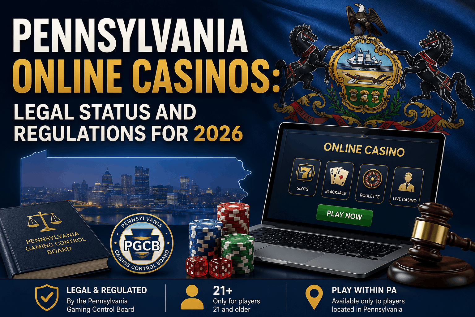 Pennsylvania online casinos legal status 2026